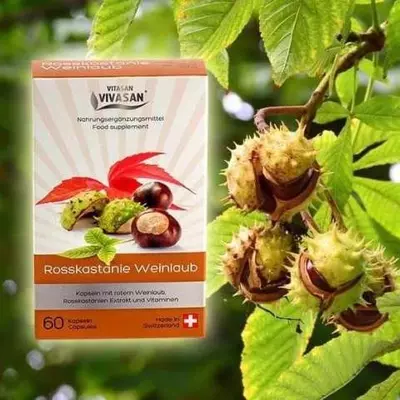 Конский каштан и виноградные листья Vivasan