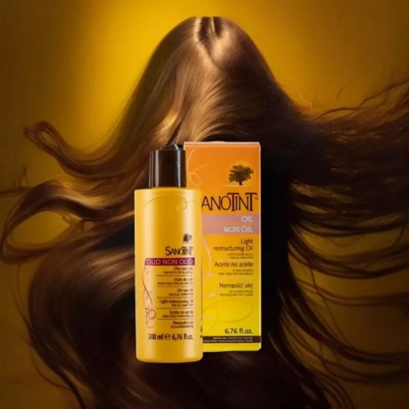  Sanotint seriyali soch tuzilishini tiklash uchun moy / Sanotint Vivasan  Shveytsariya - 