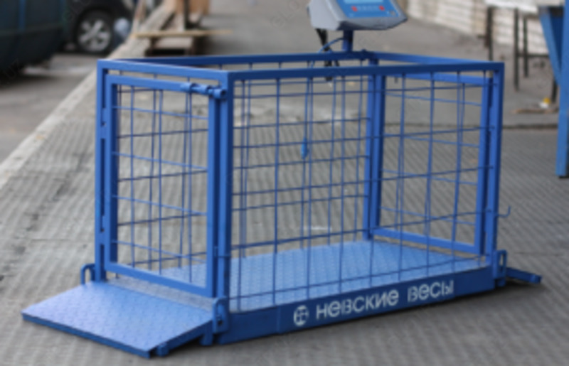 1000 kg gacha bo&#39;lgan qismli (K.R.S.) qoramol uchun elektron tarozi platformasi