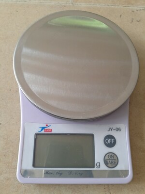 Electronic kitchen scale 0,1гр/2000гр с металлической чашкой