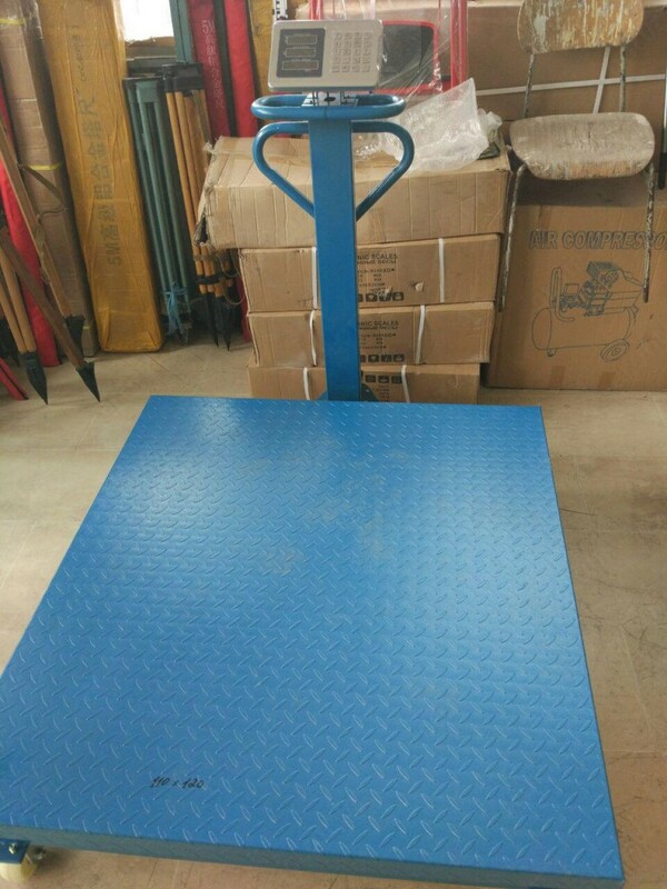 Весы платформенные до 3тон размер 100х100см на колесах