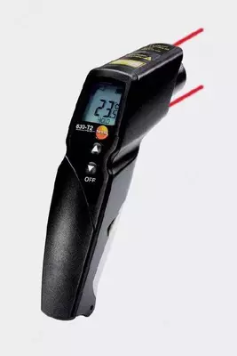 Testo 830-T2- Инфракрасный термометр с 2-х точечным лазерным целеуказателем (оптика 12:1)