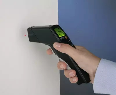 Testo 830-T2- Инфракрасный термометр с 2-х точечным лазерным целеуказателем (оптика 12:1)