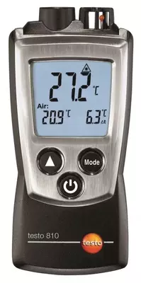 Testo 810 - 2-х канальный прибор измерения температуры с ИК-термометром