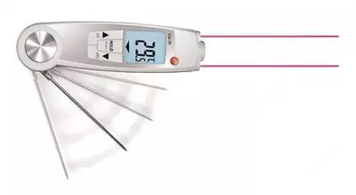 Testo 104-IR - Складной водонепроницаемый пищевой термометр/ИК-термометр - 100 000 сум / шт.