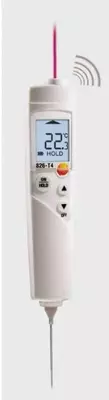 Testo 826-T4 - Инфракрасный термометр с лазерным целеуказателем и проникающим пищевым зондом (оптика 6:1)