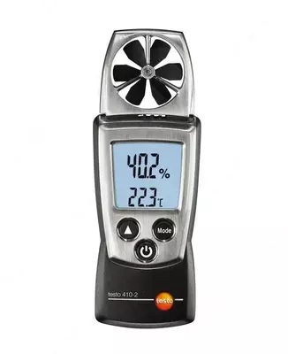 testo 410-2 - Карманный анемометр с крыльчаткой и сенсором влажности Testo
