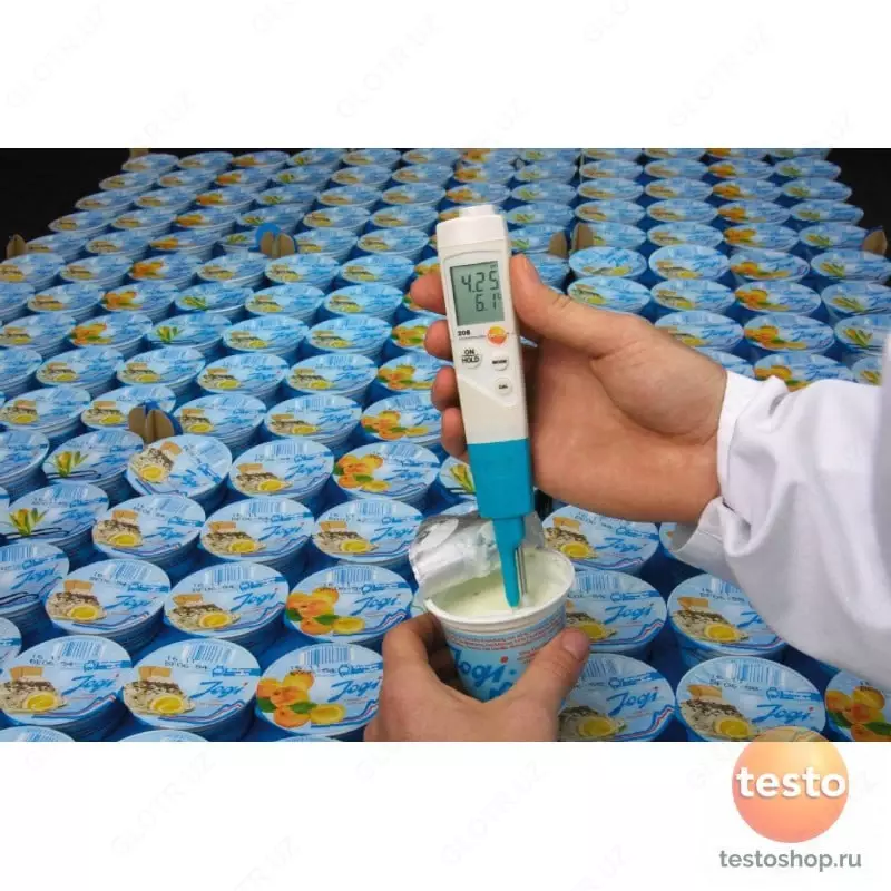 Ph-метр Тesto 206-pH1 предназначен специально для быстрого измерения pH в жидкостях