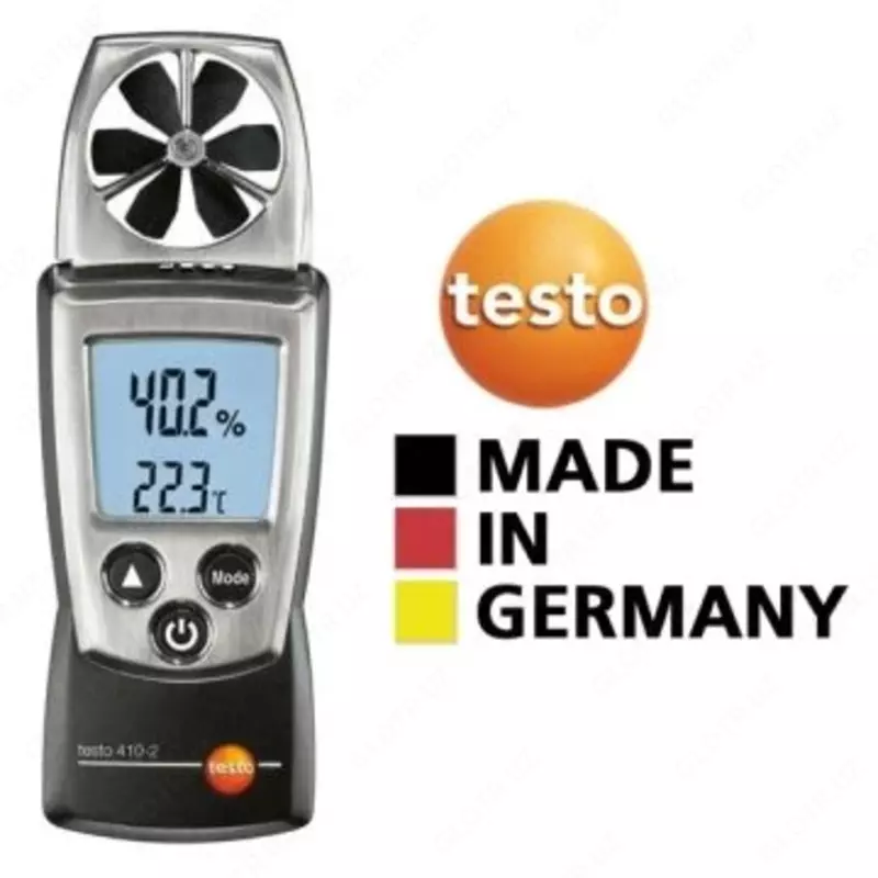 Aнемометр с крыльчаткой и сенсором влажности Testo 410-2