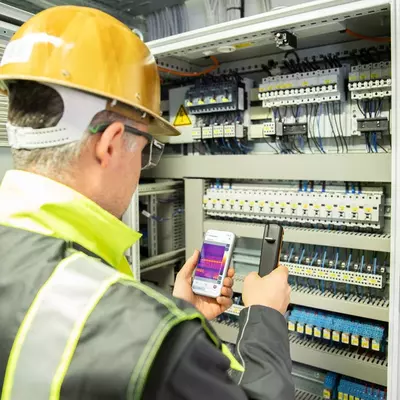 Smartfonlar uchun simsiz issiqvizor kamera Testo 860i