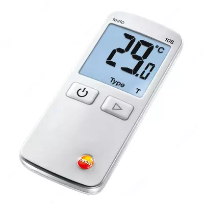 Testo 108 Водонепроницаемый термометр с возможностью подключения зондов т/п Тип Т и К