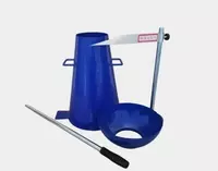 Beton qorishmasining harakatchanligini aniqlash uchun konus.