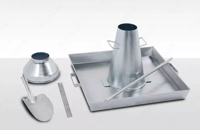 Beton qorishmasining harakatchanligini aniqlash uchun konus