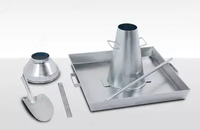 Beton qorishmasining harakatchanligini aniqlash uchun konus