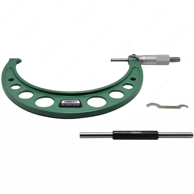 Tashqi o‘lchovlar uchun silliq mikrometr MK 150-175 mm INSIZE-175A