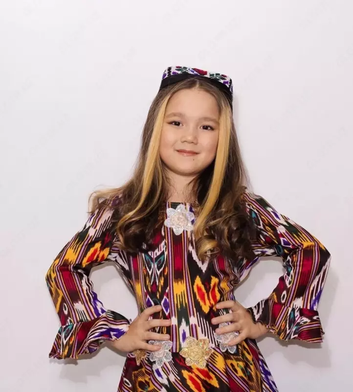 Детский узбекский национальный костюм - по запросу