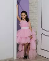 Tutu yubka bilan chaqaloq pushti libos