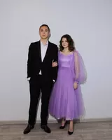 Платье для вальса и смокинг на выпускной