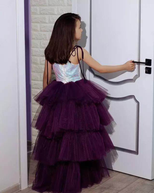 Платье с фиолетовой пачкой - по запросу