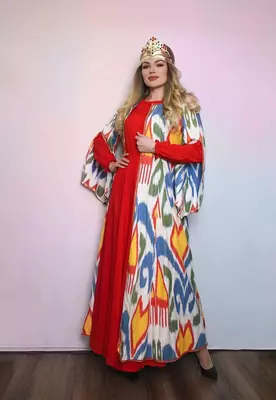 Узбекский национальный костюм (модель №2) - Цена по запросу