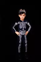 Ogil bolalar uchun Xellouin kostyumi (Skelet modeli)