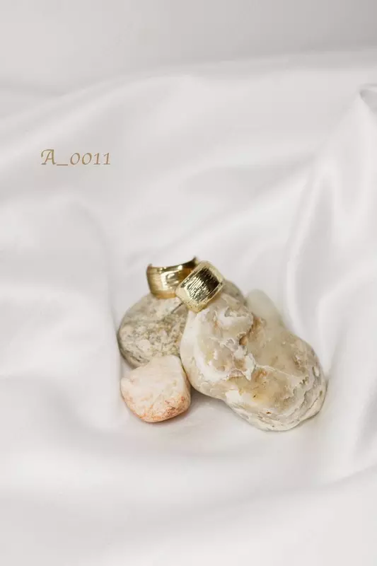 Стильные серьги в цвете золота A_0011