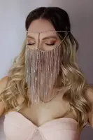 Маска для лица из цепочек