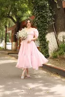 Вечернее платье розового цвета - по запросу