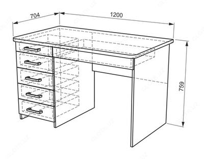 110-018. Компьютерный стол+ бесплатная доставка+установка - Цена по запросу