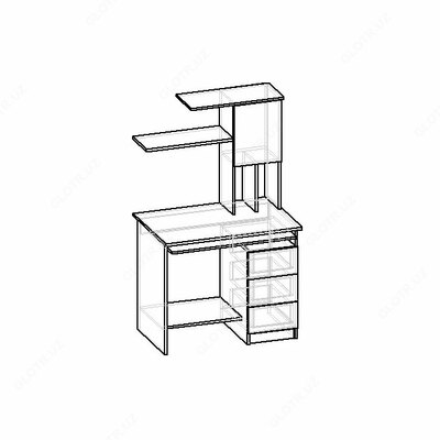 110-025. Компьютерный стол+ бесплатная доставка+установка - Цена по запросу