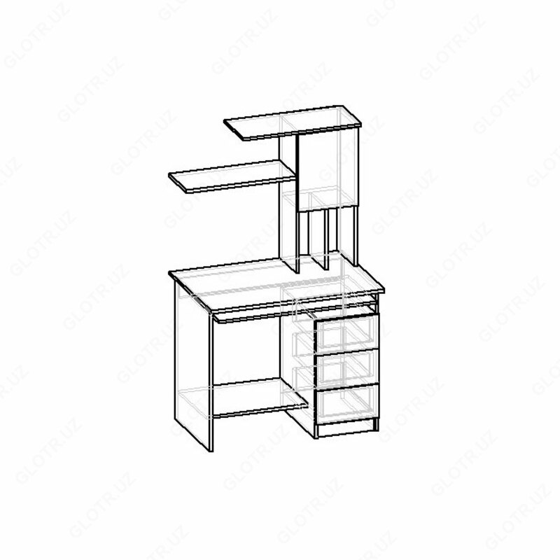 110-025. Компьютерный стол+ бесплатная доставка+установка - по запросу