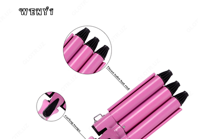 Плойка тройная Junma HE-2