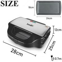 Тостер Sonifer SF6056 3в1 Только в розницу