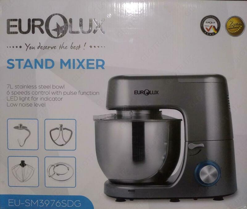 Планетарный миксер Eurolux EU-SM3975KSB