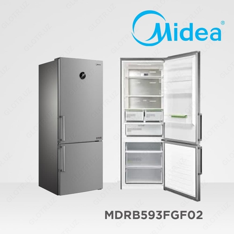 Холодильник Midea MDRB593FGF(cтальной черный металл)