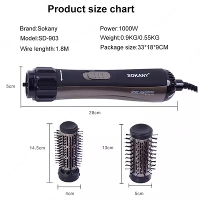 Soch quritish uchun taroq Sokany SD-903