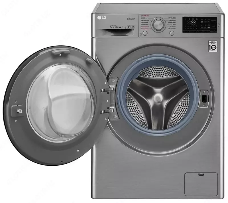 Kir yuvish mashinasi LG F4M5VS6S 9 kg