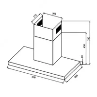 от 1 914 116.8 сум Кухонная вытяжка Goodwell GWH-T4375X (стальной черный)