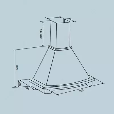 Кухонная вытяжка Goodwell GWH-R0160C