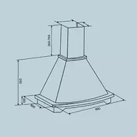 от 1 375 771.5 сум Кухонная вытяжка Goodwell GWH-R0160C