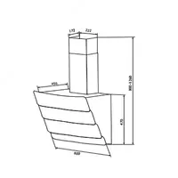Кухонная вытяжка Goodwell GWH-G7260BL - от 1 858 464 сум