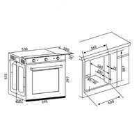 от 3 828 233.6 сум Духовой шкаф Goodwell GWO8084BL4