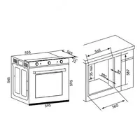 Духовой шкаф Goodwell GWO8084X4 - от 3 836 828.8 сум