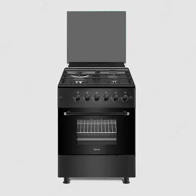 Gaz plitasi Ferre LN60-22W/Br/I/R/B (oq jigarrang po'lat qizil qora)