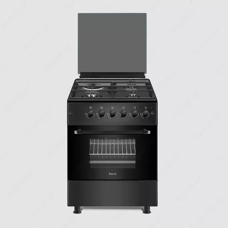 Газовая плита Ferre LN60-22W/Br/I/R/B(белый коричневый cтальной красный черный)