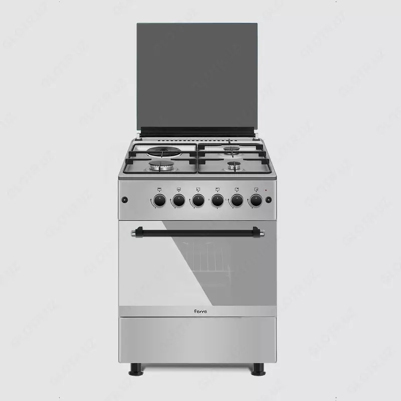 Газовая плита Ferre LN60-22SW/SBr/SI/SR/SB(белый коричневый cтальной красный черный)