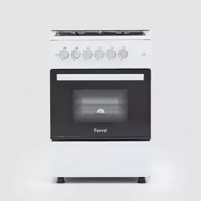 Газовая плита Ferre BT60-21 W/Br (белый коричневый)