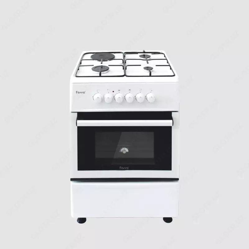 Газовая плита Ferre BT60-22 W/Br ECO (белый коричневый)