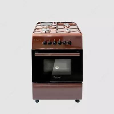 Газовая плита Ferre BT60-22 W/Br ECO (белый коричневый)