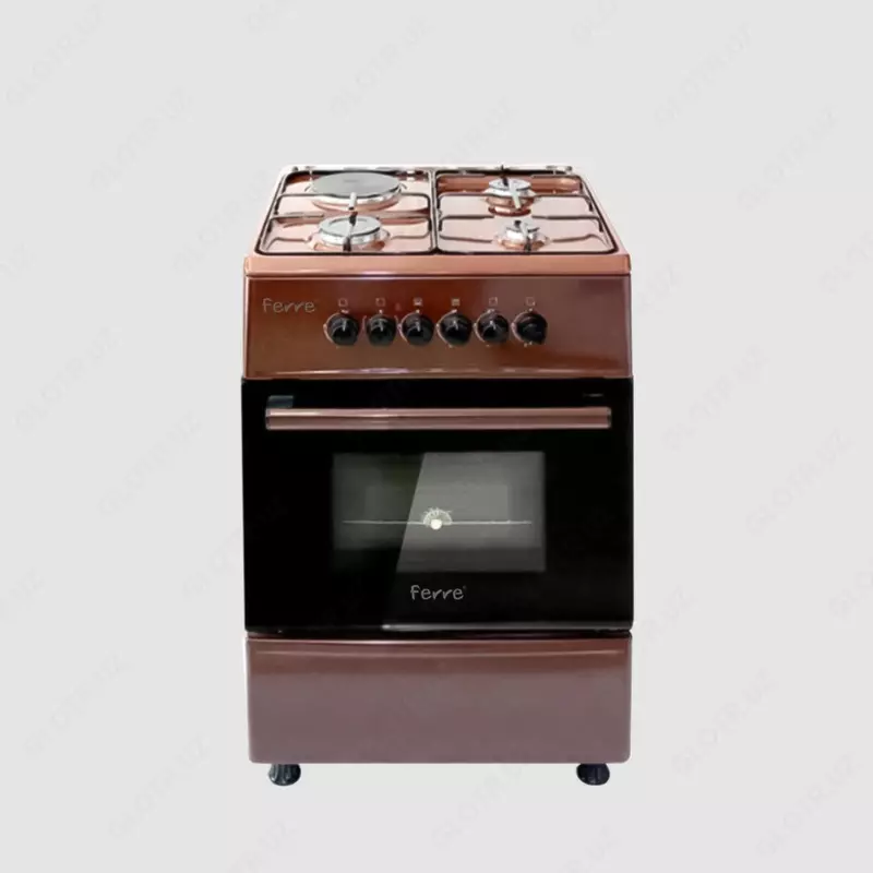 Газовая плита Ferre BT60-22 W/Br ECO (белый коричневый)